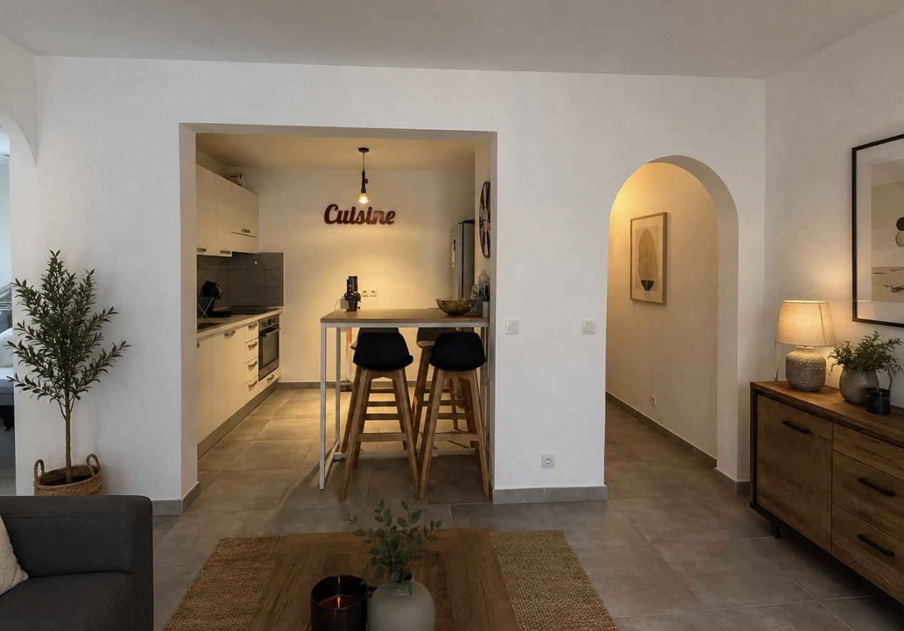BASTIA HAUTEUR T3 avec parking privé et cave