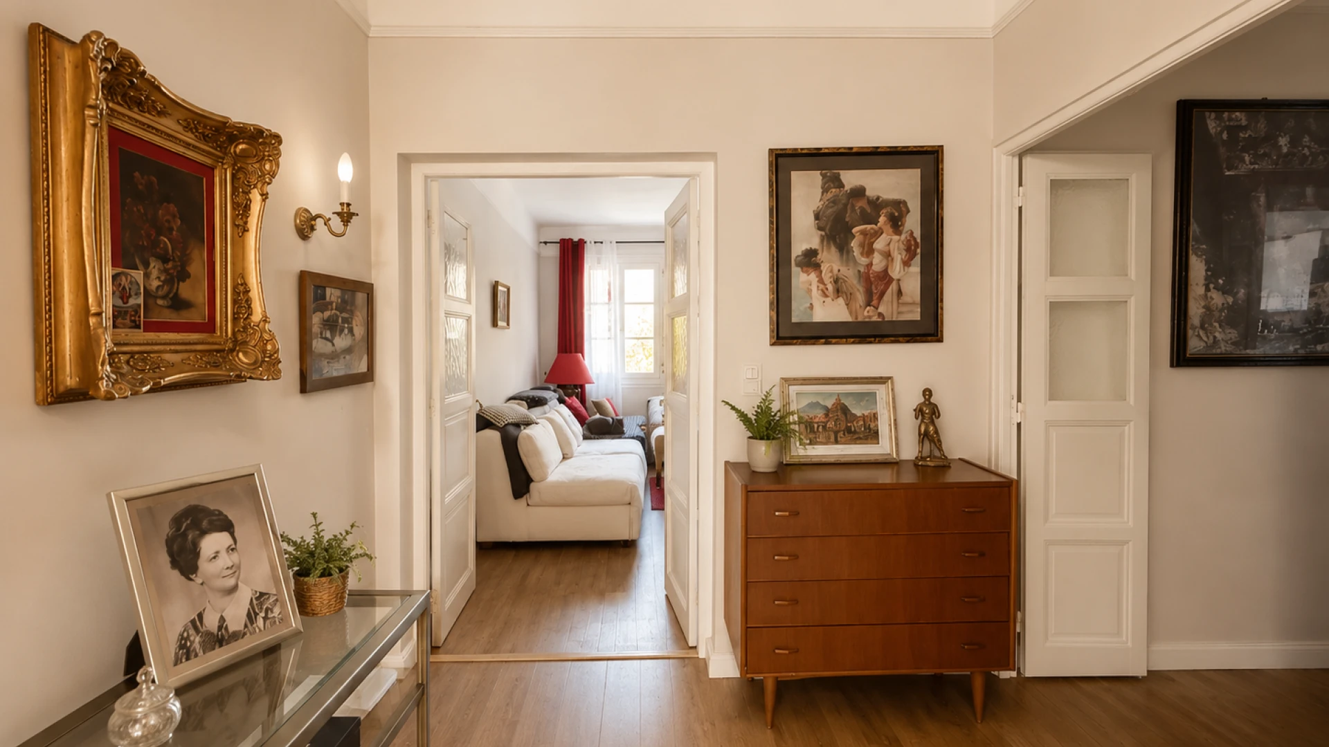 Appartement de 108 m2, de type T4, traversant et lumineux.
