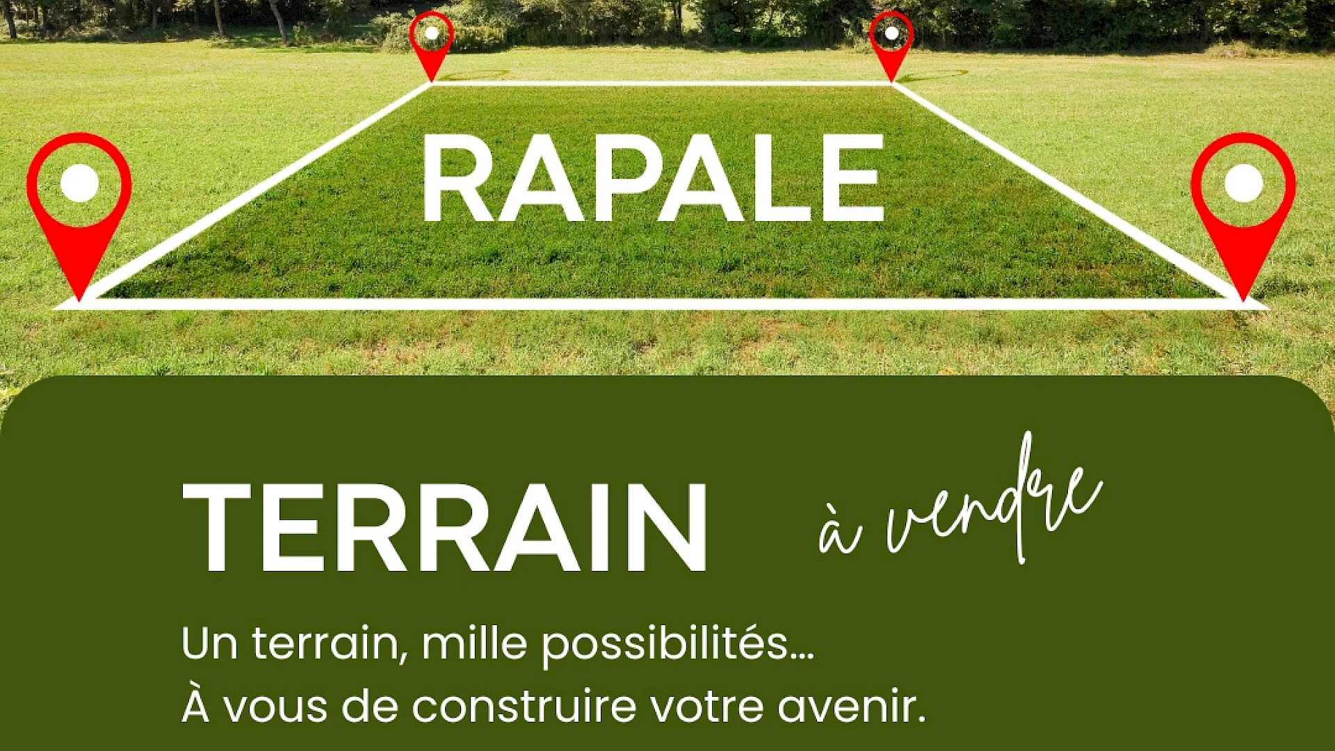 Terrain constructible à RAPALE